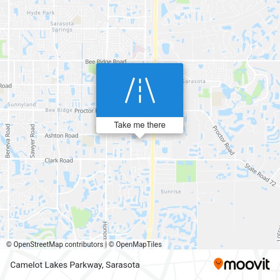 Camelot Lakes Parkway map