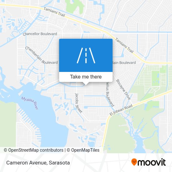 Mapa de Cameron Avenue