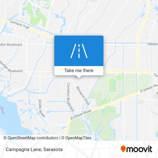 Campagna Lane map