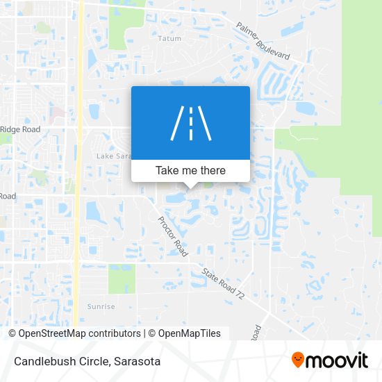 Candlebush Circle map