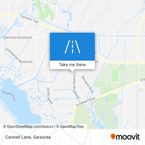 Mapa de Cannell Lane