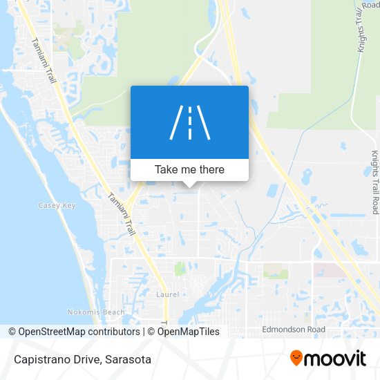 Capistrano Drive map