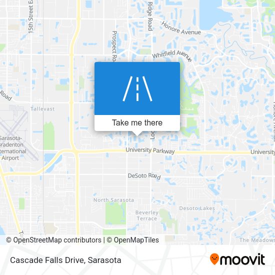 Mapa de Cascade Falls Drive