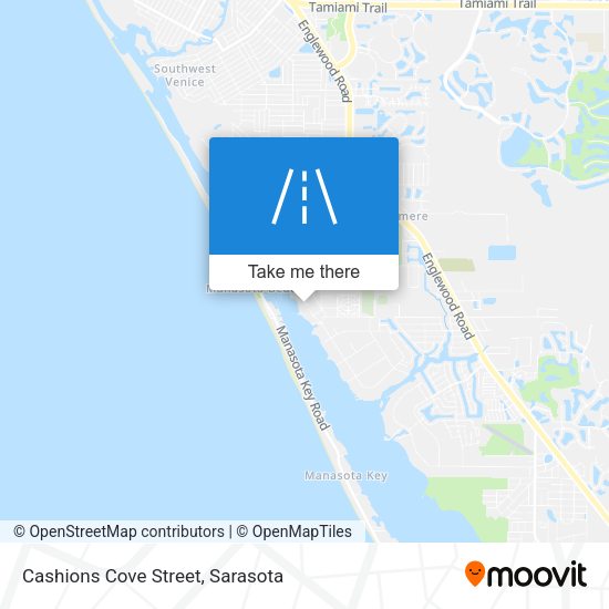 Cashions Cove Street map