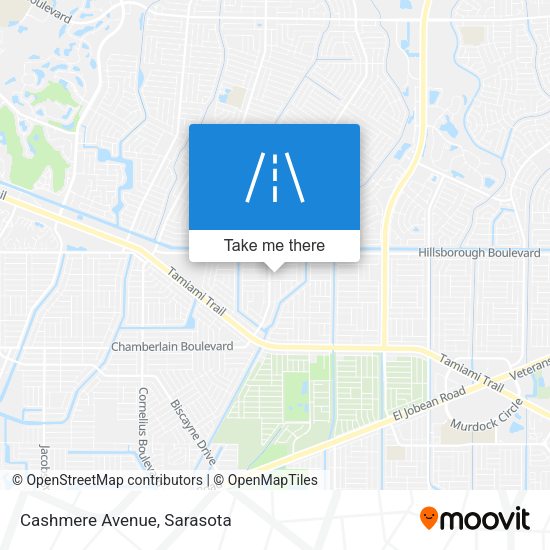 Mapa de Cashmere Avenue