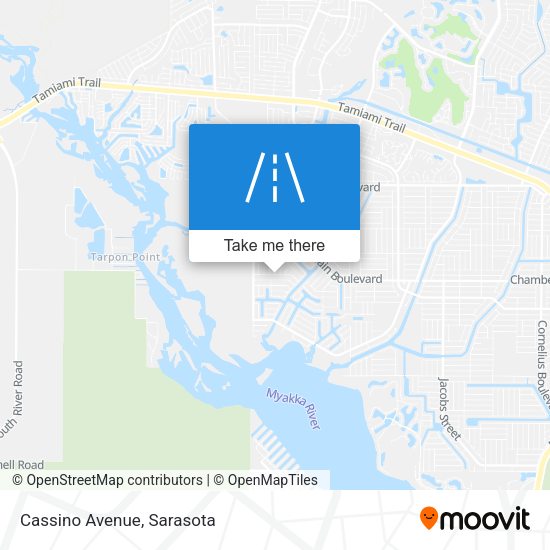 Mapa de Cassino Avenue