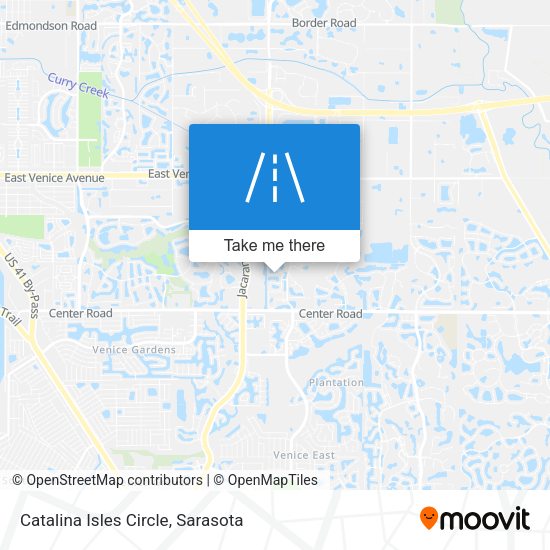 Catalina Isles Circle map