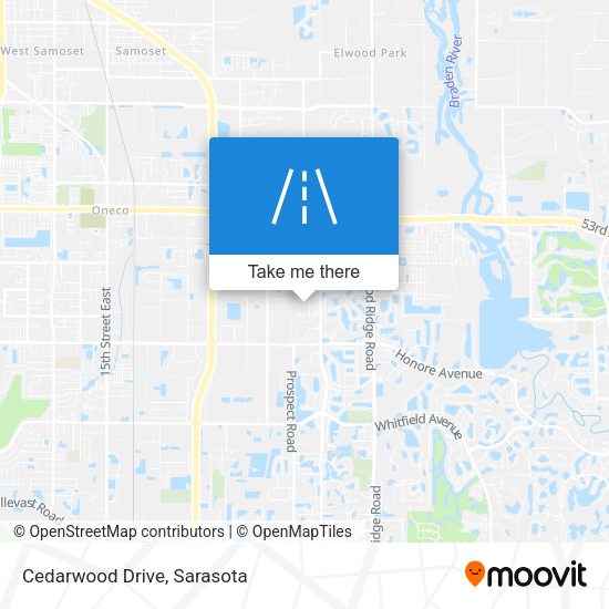 Mapa de Cedarwood Drive