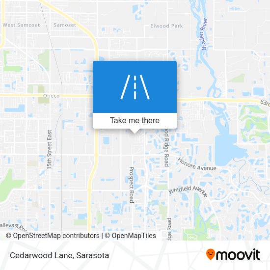 Mapa de Cedarwood Lane
