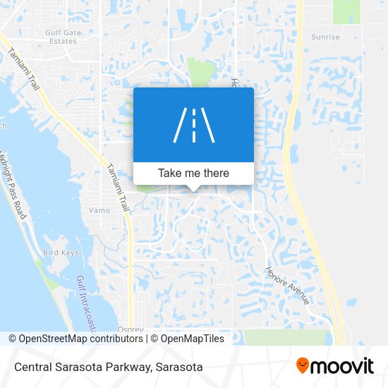 Central Sarasota Parkway map