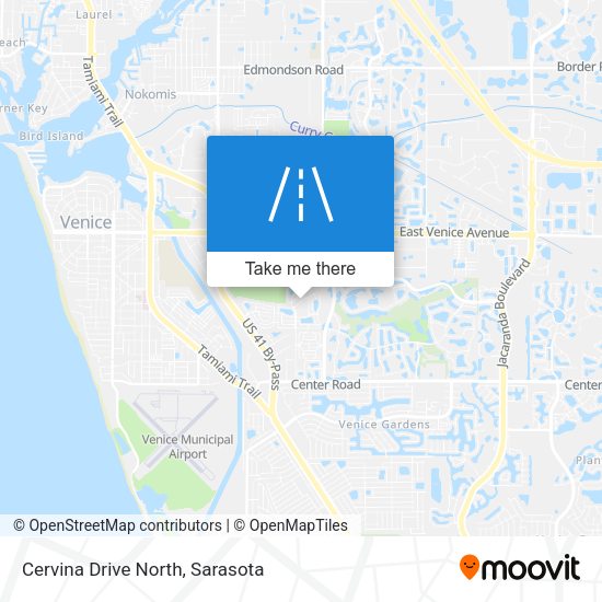 Cervina Drive North map