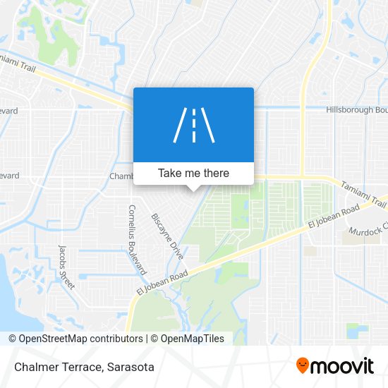 Chalmer Terrace map