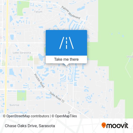 Mapa de Chase Oaks Drive