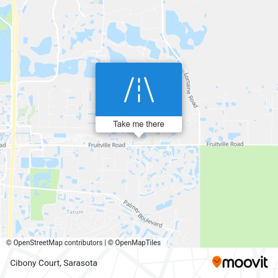 Mapa de Cibony Court