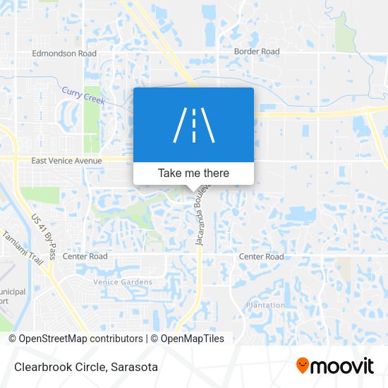 Mapa de Clearbrook Circle