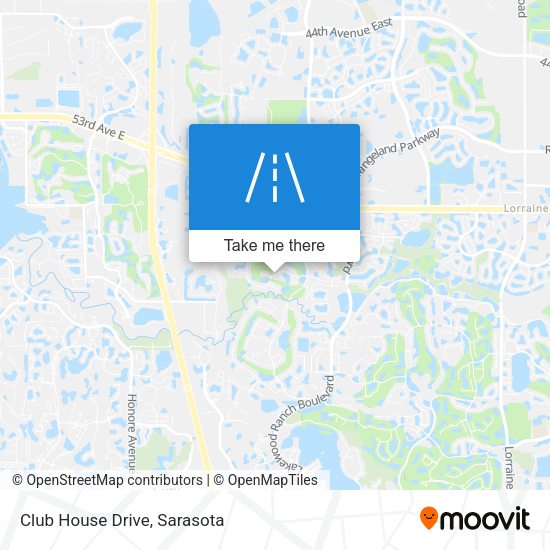 Mapa de Club House Drive