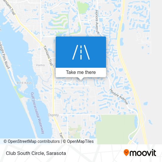 Club South Circle map
