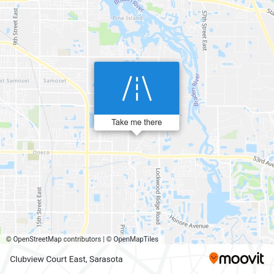 Clubview Court East map