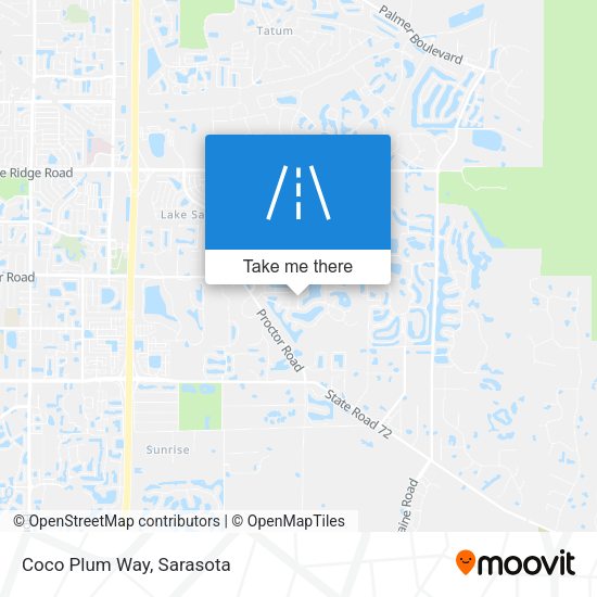 Mapa de Coco Plum Way