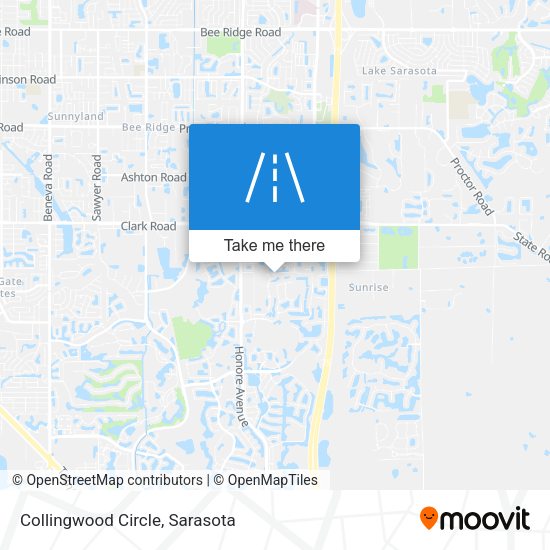 Collingwood Circle map