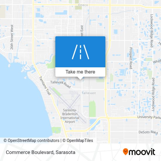 Mapa de Commerce Boulevard