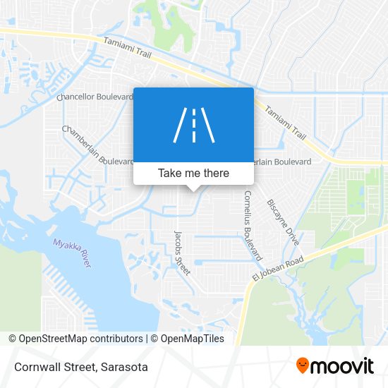 Mapa de Cornwall Street