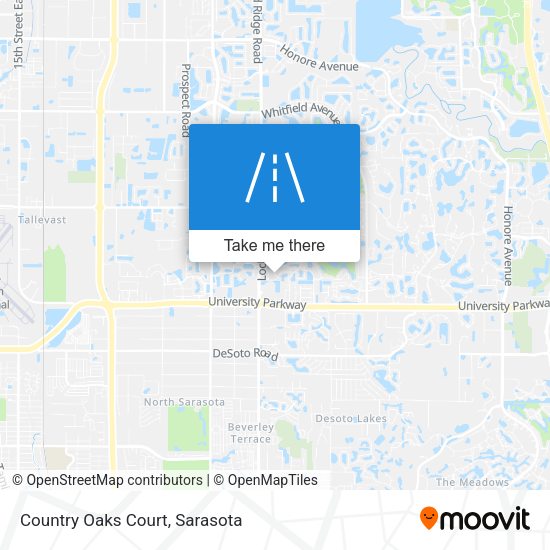 Mapa de Country Oaks Court