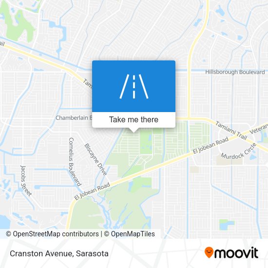 Mapa de Cranston Avenue