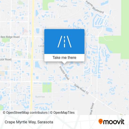 Mapa de Crape Myrtle Way