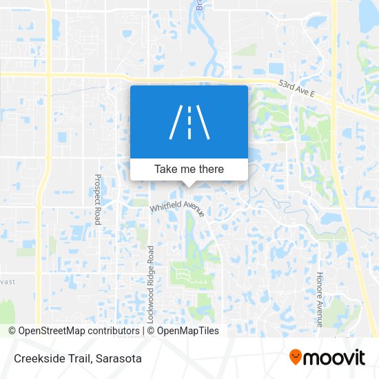 Mapa de Creekside Trail