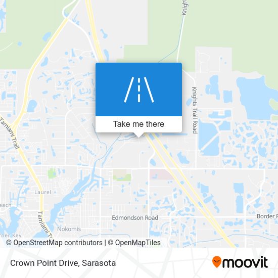 Crown Point Drive map
