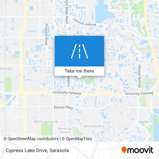 Mapa de Cypress Lake Drive