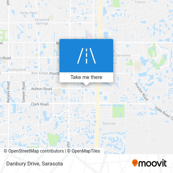 Mapa de Danbury Drive