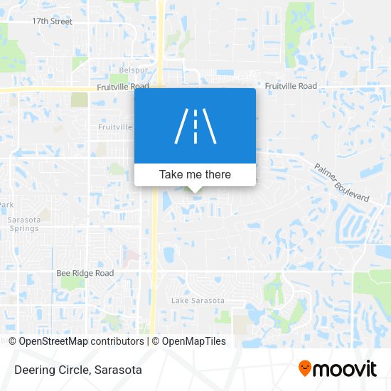 Mapa de Deering Circle