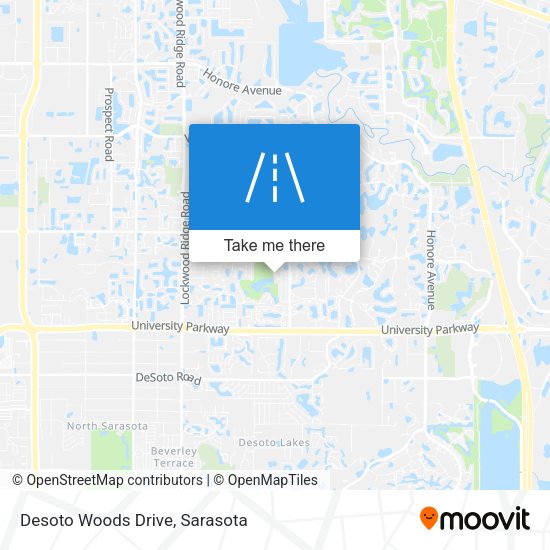 Mapa de Desoto Woods Drive