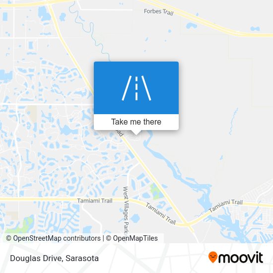Mapa de Douglas Drive