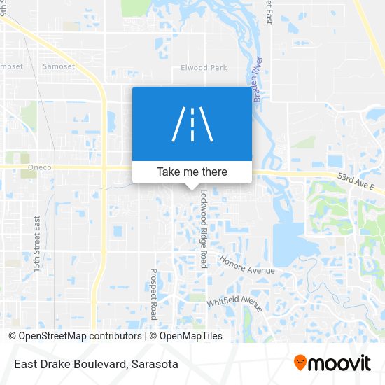 East Drake Boulevard map