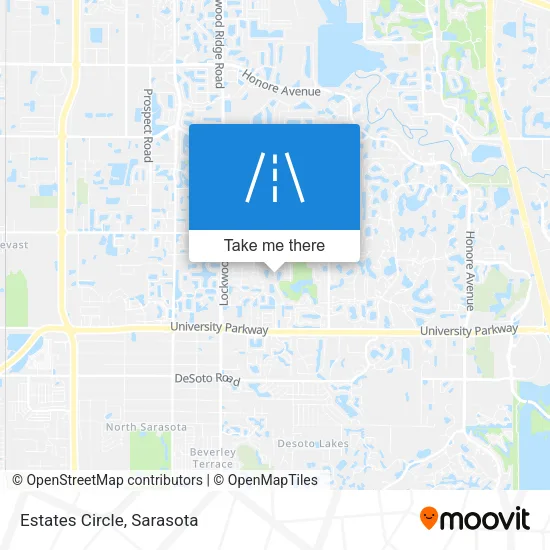 Estates Circle map