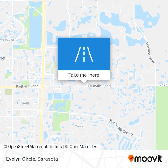 Mapa de Evelyn Circle