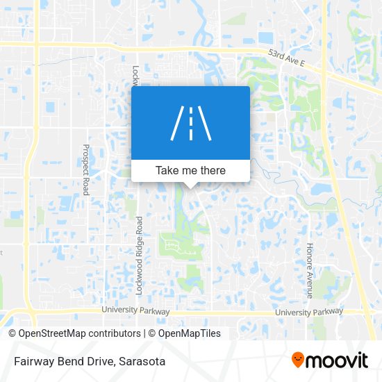 Fairway Bend Drive map