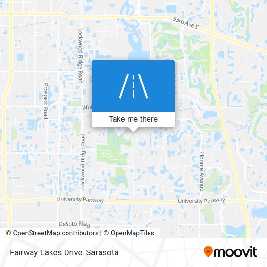 Fairway Lakes Drive map
