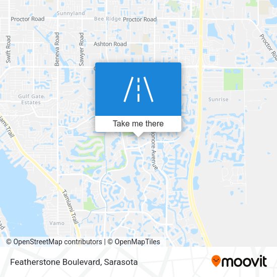 Featherstone Boulevard map