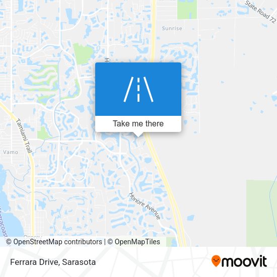 Mapa de Ferrara Drive