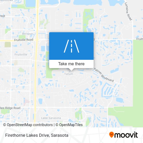 Mapa de Firethorne Lakes Drive