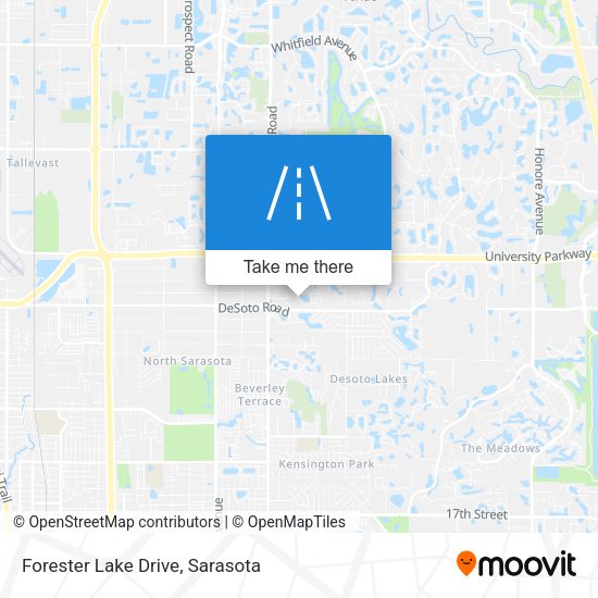 Forester Lake Drive map