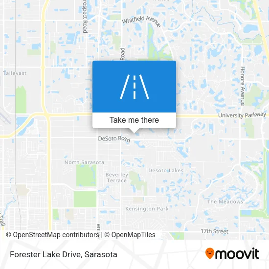 Forester Lake Drive map
