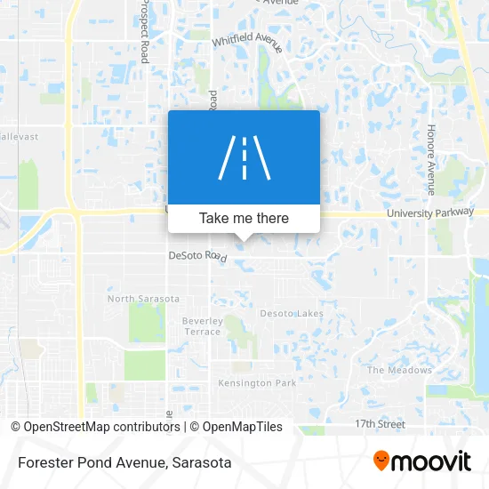 Forester Pond Avenue map