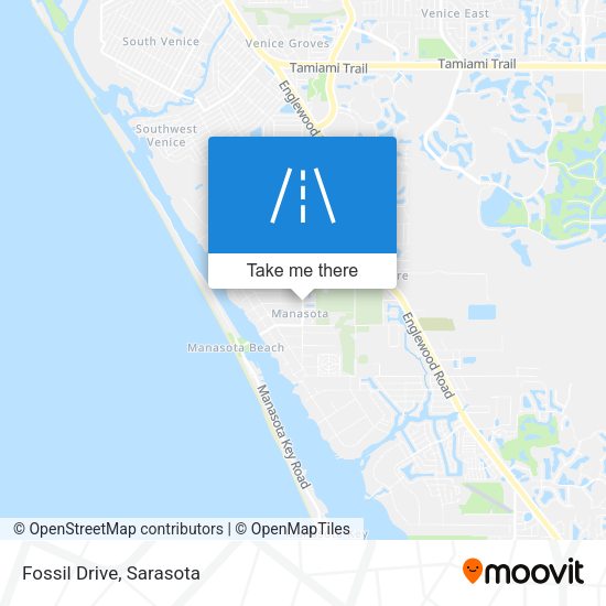 Mapa de Fossil Drive