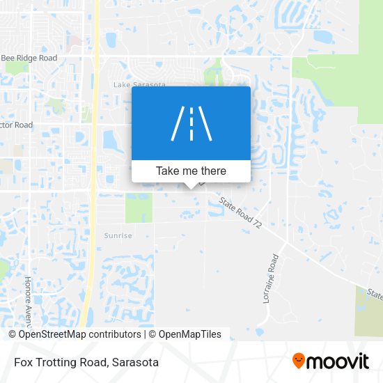 Mapa de Fox Trotting Road