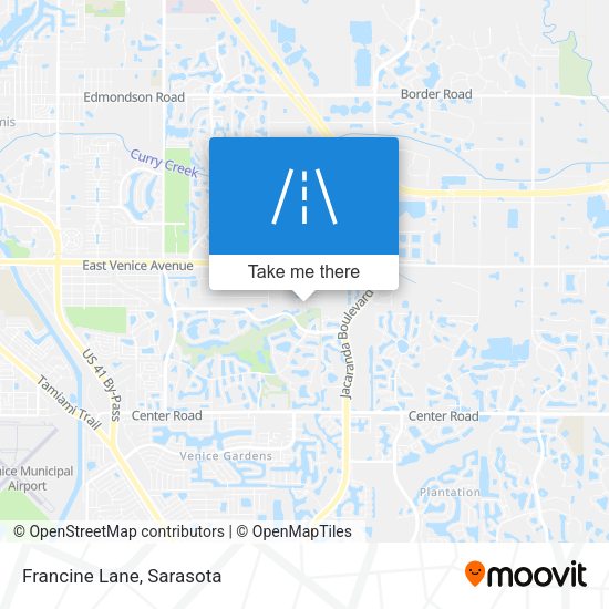 Mapa de Francine Lane
